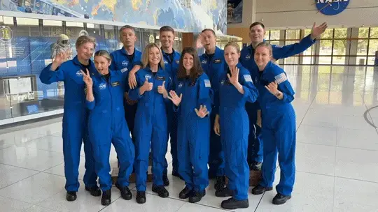 10 new astronaut candidates, half of them women.