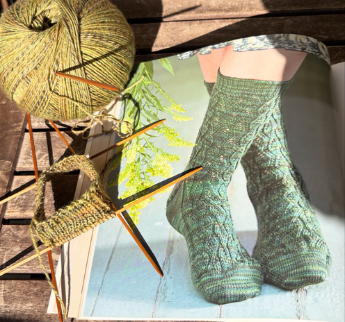 Started to knit new socks 