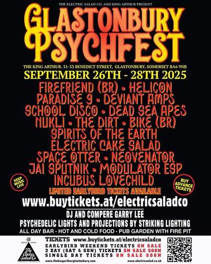Poster for Glastonbury Psychfest