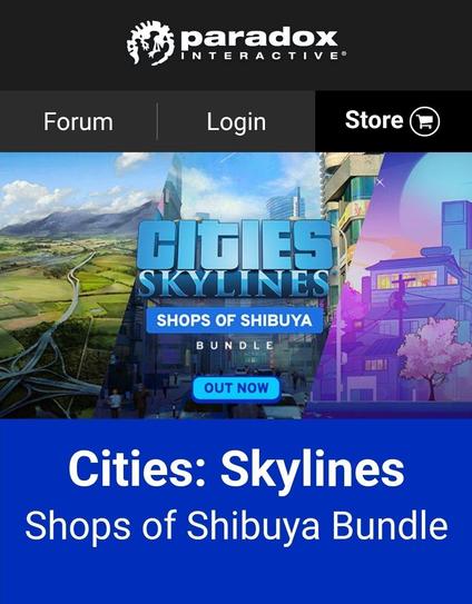 Cities: Skylines 
Shops of Shibuya Bundle