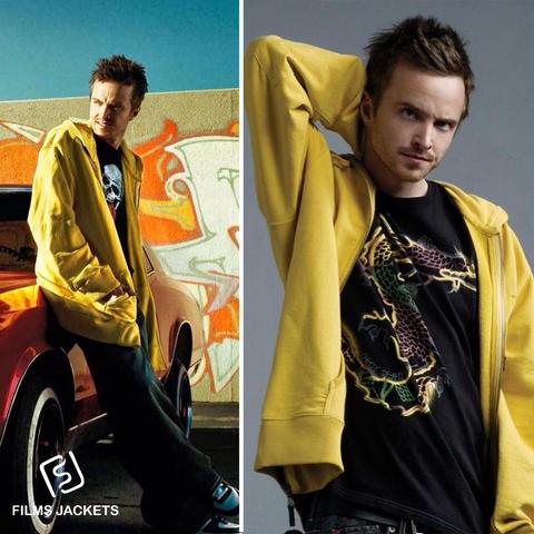 The Breaking Bad Jesse Pinkman Yellow Hoodie