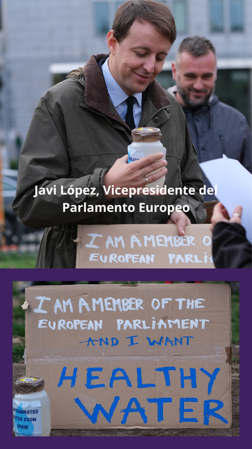 No han escuchado acciones, como la entrega al Vicepresidente del Parlamento Europeo, Javi López, de agua del río Manzanares para denunciar su contaminación con todo tipo de sustancias, como productos farmacéuticos.

Ni el llamamiento de más de 600 personas de la comunidad científica europea para que la norma sobre contaminación del agua mantenga el espíritu de protección de los ecosistemas de agua dulce. 

Ni las cartas a funcionarios y políticos españoles y europeos enviadas desde el área de agua de Ecologistas en Acción.