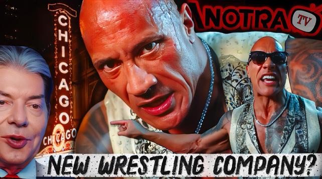The Rock staring at the camera
