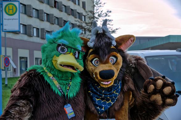 Bären und Enten Fursuiter