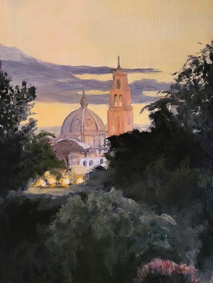 Balboa Park No. 2
Oil on canvas, 9x12