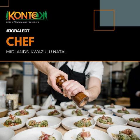 Chef (JB5651) at Kontak Recruitment in Midlands, KwaZulu Natal  
