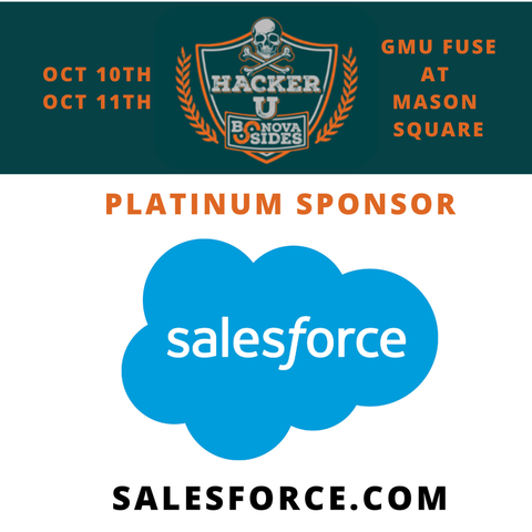Salesforce Platinum Sponsor for Security BSides Northern Virginia
