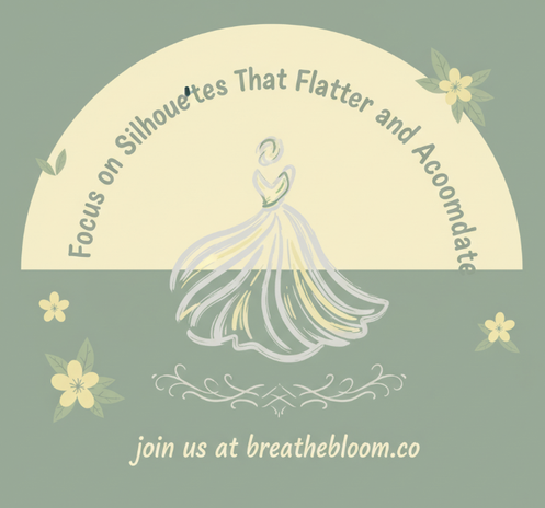wellness logo for 'women over 40' with colors: Pastel Yellow, Sage Green, Light Gray; breathebloom.co