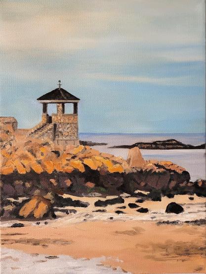 Front Beach
Oil on canvas 9x12