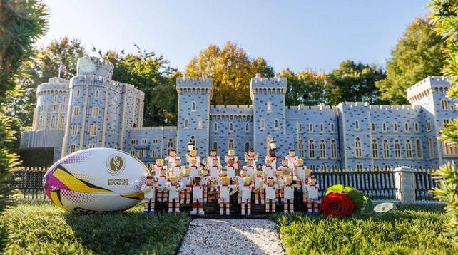 LEGOLAND Windsor Builds England Women Rugby Squad in LEGO® Miniland Scene