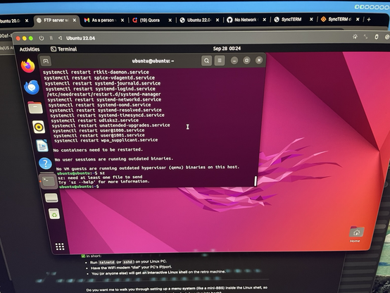 VM running on a Mac Studio