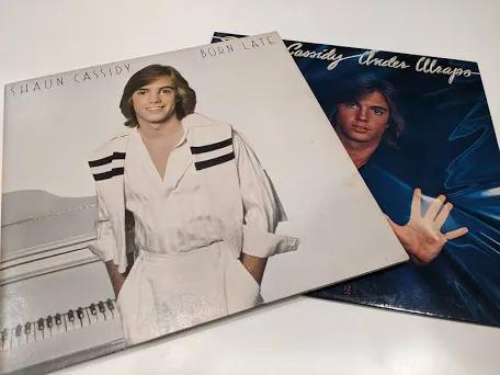 Shaun Cassidy albums: BORN LATE and UNDER WRAPS 