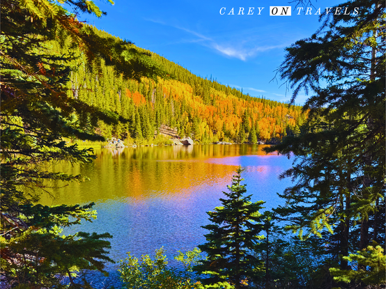 Fall foliage Bear Lake Rocky Mountain National Park