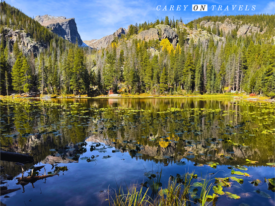 Fall colors Nymph Lake RMNP