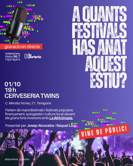 Cartell de La Porteria: A quants festivals has anat aquest estiu?