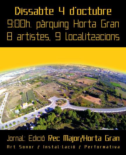 Cartell publicitari de l'activitat del 4 d'octubre