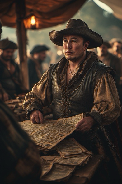  "When techno-feudalism meets literal feudalism."