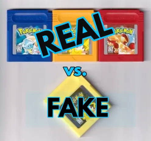 Pokémon Yellow: Real vs Fake Cartridge Comparison 
