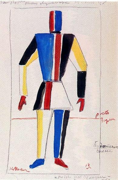 The Athlete of the Future
Kazimir Malevich
Original Title: Будетлянский силач
Date: 1913
Style: Futurism, Cubo-Futurism
Genre: sketch and study
Media: pencil, watercolor, paper
Dimensions: 53.3 x 36.1 cm