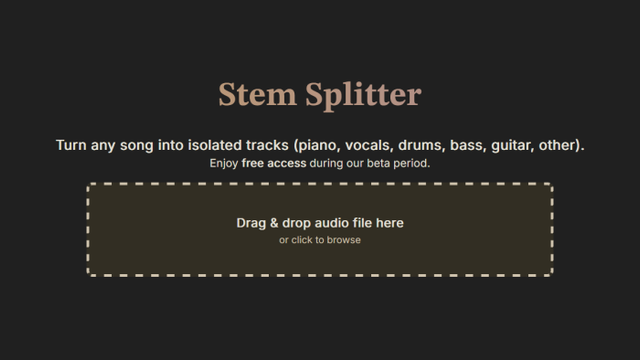 Eldoraudio Stem Spltter