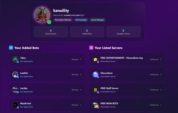 Discordium Profile