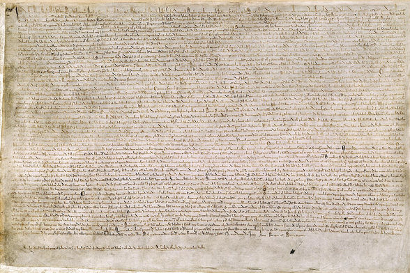 Image of the Magna Carta https://en.wikipedia.org/wiki/Magna_Carta