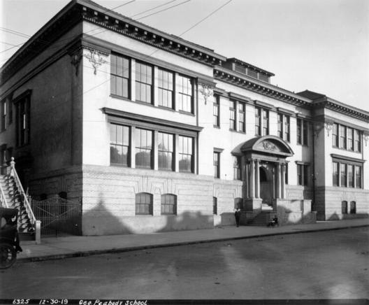 [Exterior of George Peabody School]