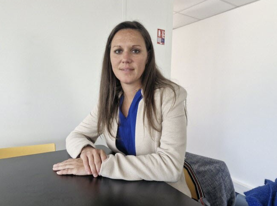 Marine Chiaberto, déléguée départementale de Reconquête 38, a été témoin de l’arrachage du drapeau palestinien de la mairie de Grenoble.  Photo Le DL/Ève Moulinier