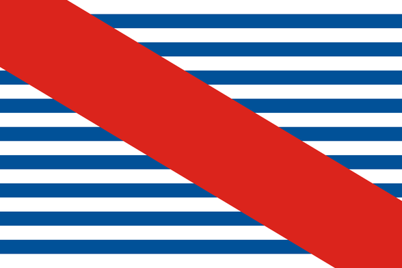 Flag of Canelones, Uruguay.