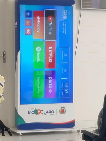 Foto de equipamento ligado errado, em órgão da saúde da prefeitura municipal de Rio Claro / SP