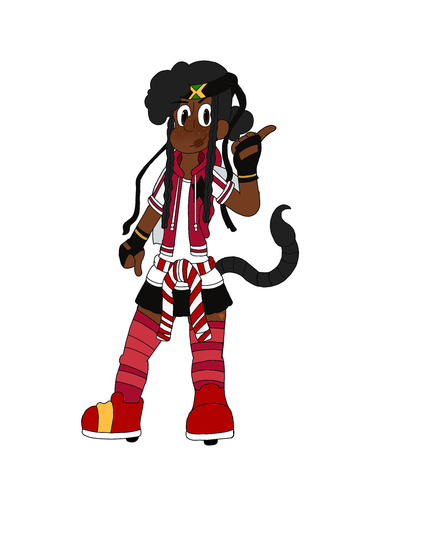 Bonnie Marsden as the 01 Spider in civilian outfit. Ie, the 01 Spider outside the suit.