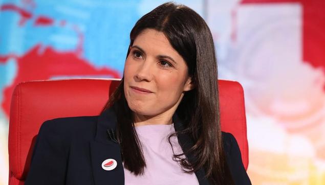 Photo of Mariana Mortágua, Portuguese MP, head of the Left Bloc political party.