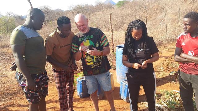 Roland in the middle
Right is Esther and SSN members