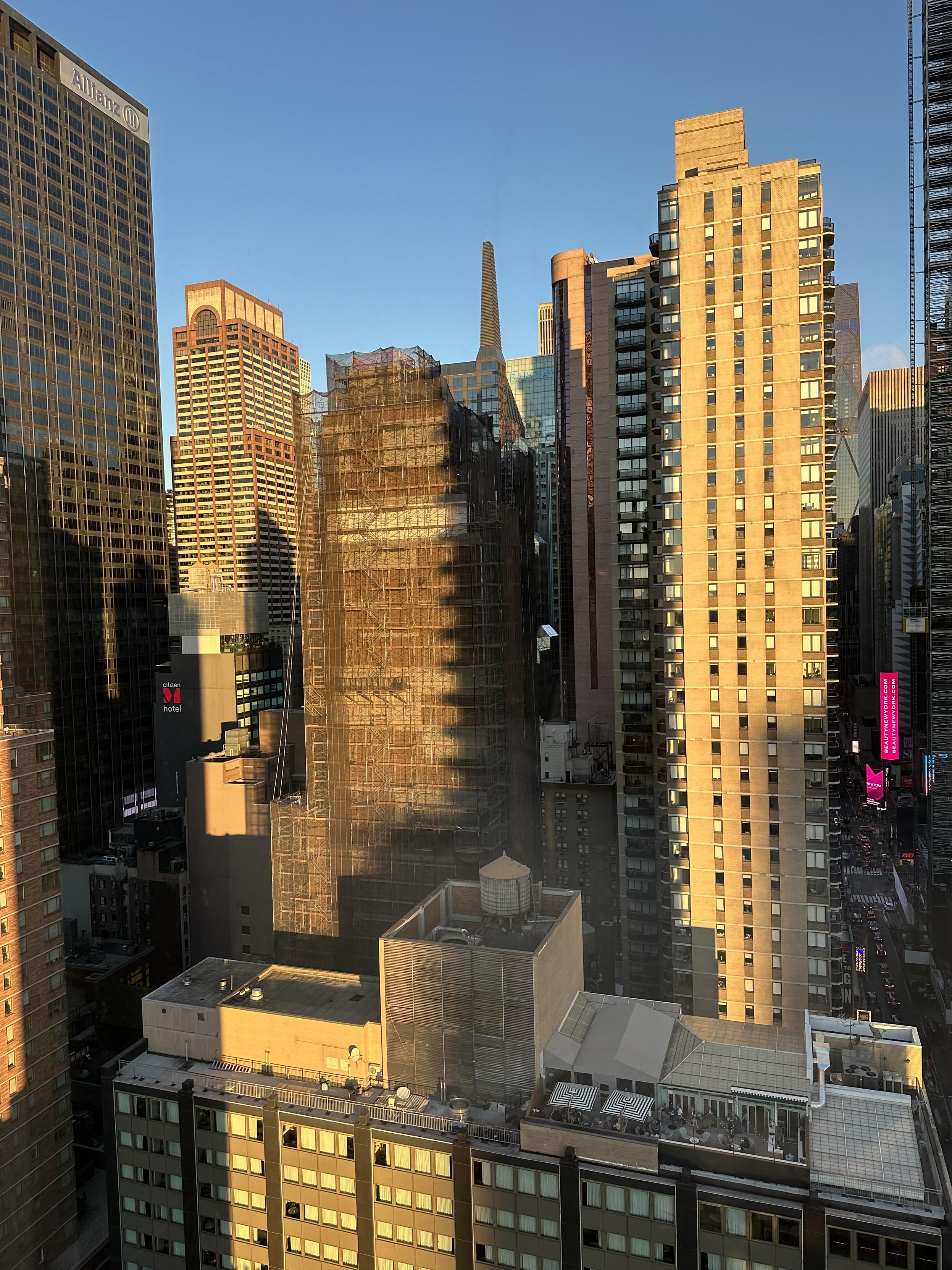 Hello New York. Lovely to be back.