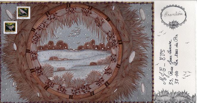 ART POSTAL : "Frontière"