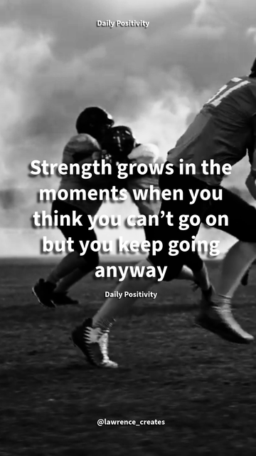 #KeepPushing #StrongerEveryDay #TrainHard