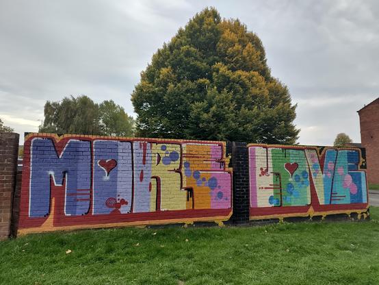 More Love mural, St Paul's, Worcester