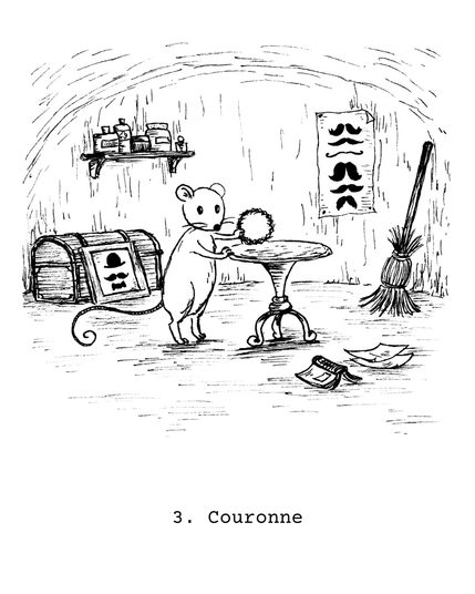 Inktober 2025 jour 3, Couronne par Lysiane Binet