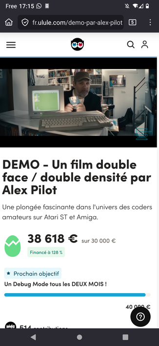 Campagne ulule du film démo d'Alex pilot
