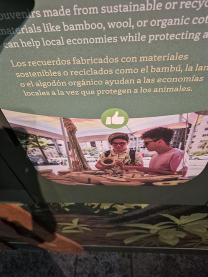 ouvenirs made from sustainable or recyc materials like bamboo, #wool, or organic cot can help local economies while protecting a #bamboo