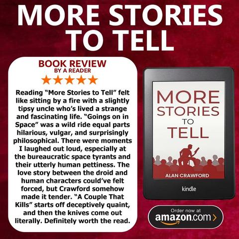 A graphic promoting More Stories to Tell