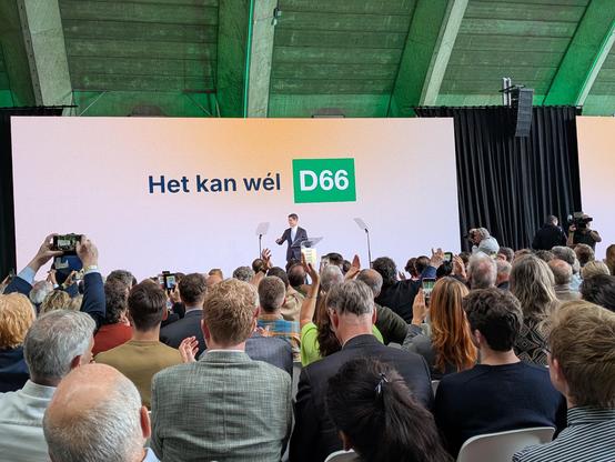 Rob Jetten op D66 Congres