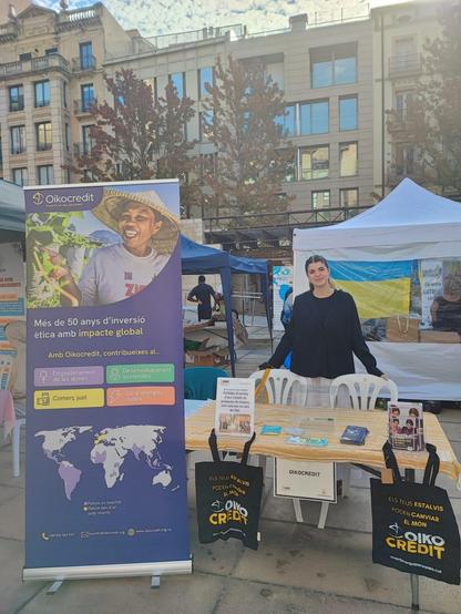 Fira Fes Món de Lleida. Oikocredit. Finances ètiques.
