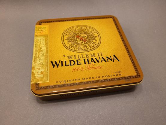 Vintage Willem II Zigarrendose „Wilde Havanna“ – Holland, 1950–60er Jahre, Sammlerstück