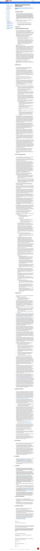 Terms of service from wp.pl email service https://pomoc.wp.pl/regulamin