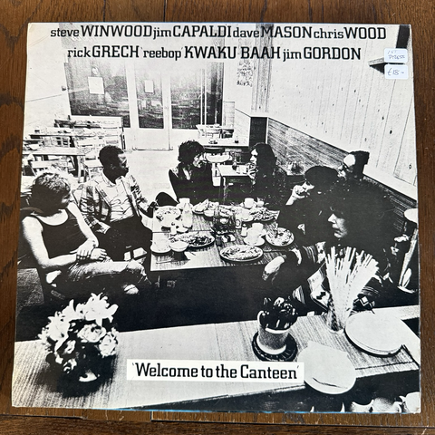 Welcome to the Canteen. 1971. Winwood Capaldi Mason Wood Grech Kwaku-Baah Gordon