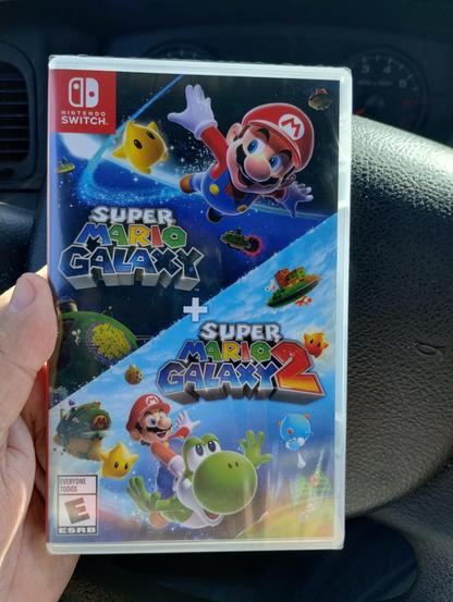 Nintendo Switch Super Mario Galaxy and Super Mario Galaxy 2 sealed brand new