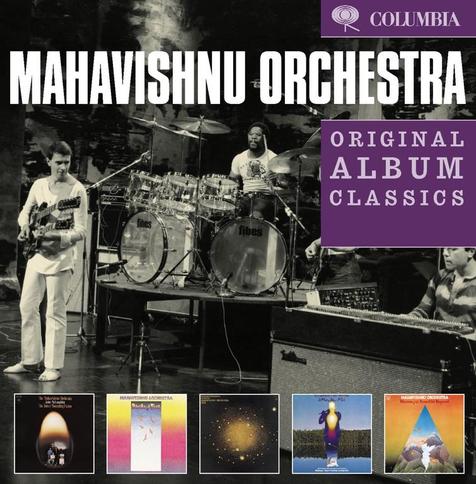 An image of the cover of the record album 'The Essential Mahavishnu Orchestra with John McLaughlin (with John McLaughlin)' by Mahavishnu Orchestra