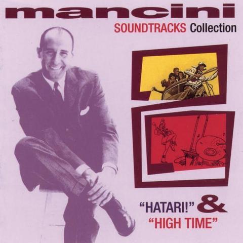 An image of the cover of the record album 'Hatari! (Original Motion Picture Soundtrack)' by Henry Mancini