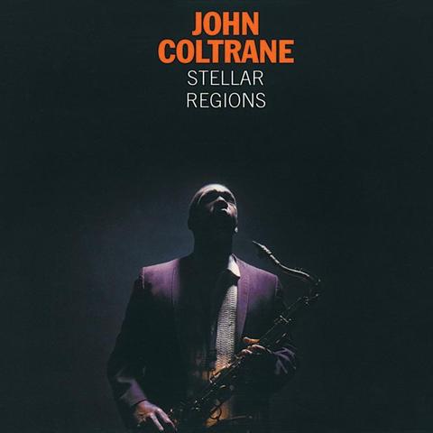 An image of the cover of the record album 'Stellar Regions' by John Coltrane